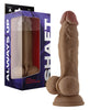 Load image into Gallery viewer, Shaft Model A Flexskin Liquid Silicone 9.5 Inch Dong With Balls Oak