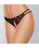 Ladda bilden i Galleri Viewer, Adore Love Sick Open Lace Panty Black O/S