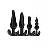 Load image into Gallery viewer, Shots Sono No. 8 Butt Plug - Black Set of 4