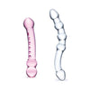 Bild in den Galerie-Viewer laden, Glas 2 Stück Doppeltes Vergnügen Glas Dildo Set