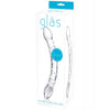 Lataa kuva gallerian katseluohjelmaan, Glas Double Trouble lasidildo - kirkas