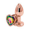 Afbeelding laden in Galerijviewer, Achterste Assets Roze Goud Hart Klein - Regenboog