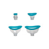 Cargue la imagen en el visor de la galería, Bloom Intimate Body Automatic Vibrating Rechargeable Pump - Sky Blue/White