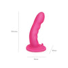 Indlæs billede i gallerifremviser, Pegasus 6" Rechargeable Ripple Peg w/Adjustable Harness & Remote - Pink
