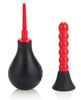 Load image into Gallery viewer, COLT Anal Douche Dual Attachment Ez Squeeze Bulb Reusable Black