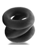 Cargue la imagen en el visor de la galería, Anillo para pene y estirador de testículos Oxballs Z-Balls Zig Zag - Edición especial Night