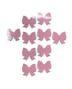 Indlæs billede i gallerifremviser, Pastease Mini Faux Leather Bows Baby Pink Pack of 8