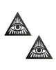 Bild in den Galerie-Viewer laden, Neva Nude Eye of Providence Pasties - Black/White O/S