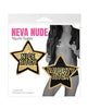 Charger l'image dans la visionneuse de la galerie, Neva Nude Nice / Naughty Bitch Glitter Stars - Black/Gold O/S