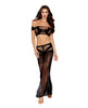 Încărcați imaginea în vizualizatorul Galerie, Seamless Bandeau Bralette & Maxi Skirt 2 pc Set - Black O/S