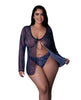Bild in den Galerie-Viewer laden, Hazy Dayz Butterfly Blacklight Reflective Tie Front Top & Thong 2 pc Set - Black Multi QN