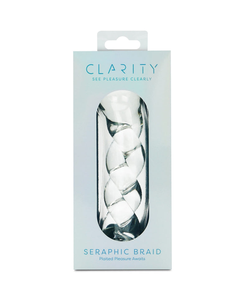 Load image into Gallery viewer, Seraphic Braid Spiral Glass Dildo 5 7 Inch Handblown Borosilicate