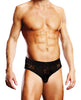 Cargue la imagen en el visor de la galería, Prowler Lace Open Back Brief - Black XL