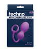 Ladda bilden i Galleri Viewer, Techno Bop Butt Plug With Cock Ring Violet For Anal Pleasure