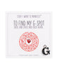 Load image into Gallery viewer, Warm Human Find My G Spot Mini Card & Charm