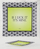 Cargue la imagen en el visor de la galería, Warm Human If I Lick It It's Mine Glass Trinket Tray