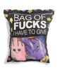 Bild in den Galerie-Viewer laden, Bag of Fucks I Have To Give Plushy Pillow - Plush Bag of 5 Middle Fingers