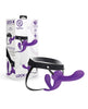 Cargue la imagen en el visor de la galería, Lock In Dual Ended Vibrating Strap On And Harness Set