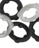 Bild in den Galerie-Viewer laden, Oxballs Gearheads 5 Pack Spinner Rings Black Vapor