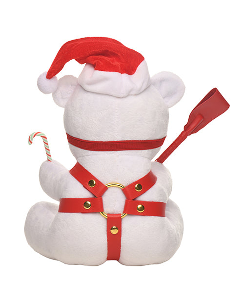 Load image into Gallery viewer, Master Series Holiday Bondage Teddy Bear Plush White