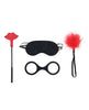 Încărcați imaginea în vizualizatorul Galerie, Sex & Mischief Ex's & Oh's Kiss Kit - Red/Black