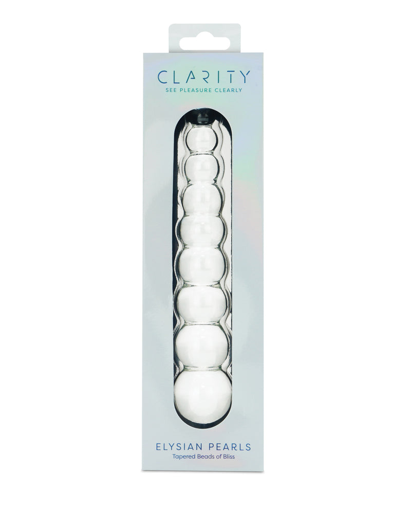 Carregar imagem no visualizador da Galeria, Dildo de vidro borossilicato com contas, soprado à mão, Elysian Pearls