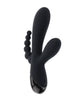 Cargue la imagen en el visor de la galería, Vibrador Selopa Triple Aces negro de triple eje con bolas anales