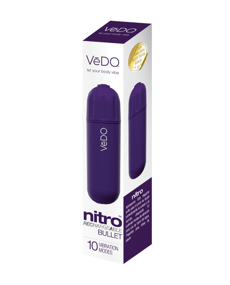 Load image into Gallery viewer, VeDO Nitro Rechargeable Bullet Vibe - Purple