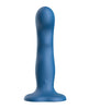 Cargue la imagen en el visor de la galería, Arnés con dildo ondulado Luv y vibrador Luv azul, con base de succión y estimulación dual