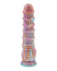 Load image into Gallery viewer, Evolved Fantasy Multicolor Silicone Vibrator With 8 Rings And Suction Base