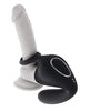 Cargue la imagen en el visor de la galería, Anillo vibrador para el pene y masajeador de próstata Zero Tolerance Ballin Out, negro