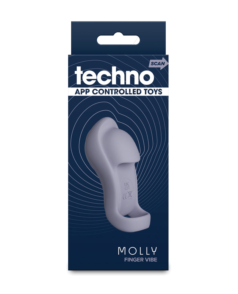 Load image into Gallery viewer, Techno Molly Smart Finger Vibrator App Control Rechargeable Water Resistant