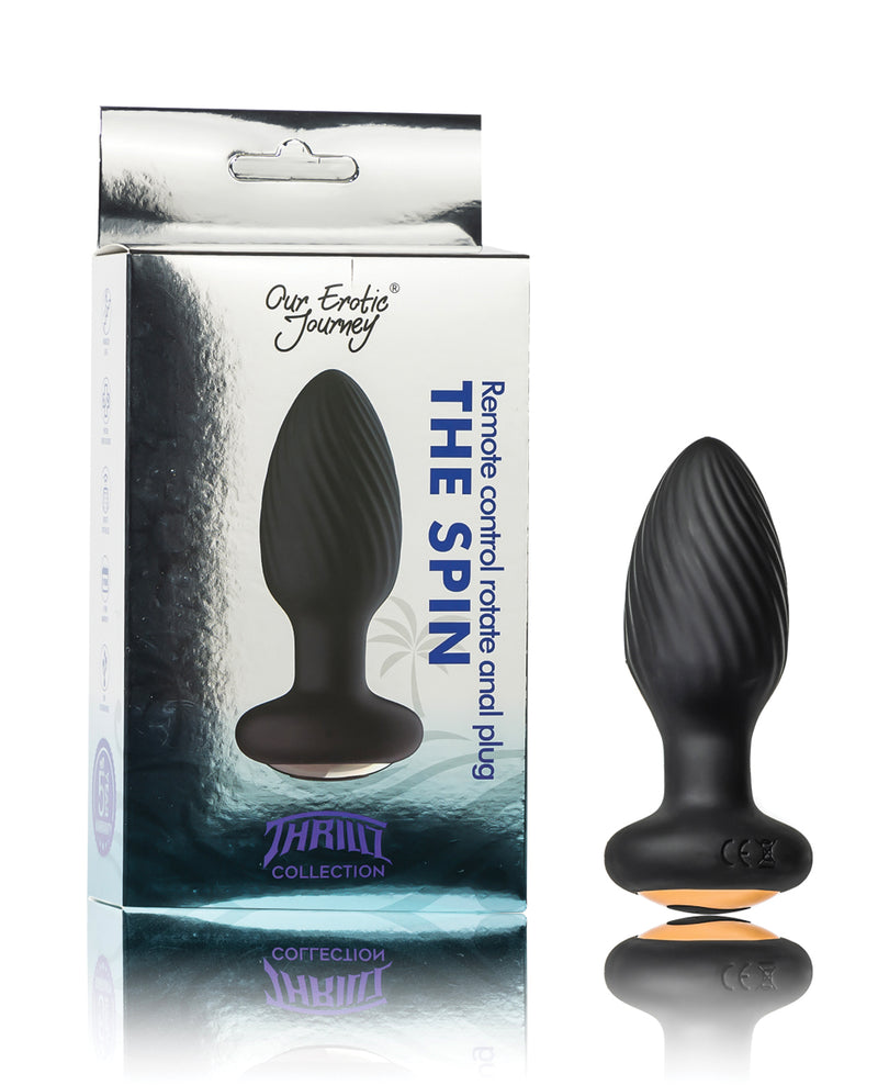Load image into Gallery viewer, Thrillz The Spin Rotating Anal Plug With Remote Control Ridges