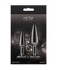 Încărcați imaginea în vizualizatorul Galerie, Kit de jucării anale Rear Assets, cu trainer conic din aluminiu, negru gunmetal