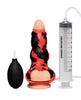 Afbeelding laden in Galerijviewer, Creature Cocks Hell Hound geknoopte siliconen penishuls, spuitend, rood