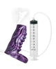 Charger l'image dans la visionneuse de la galerie, Rallonge de pénis violette en silicone avec fonction éjaculatoire, design de tentacule à siphon