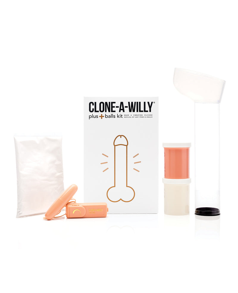 Carica l'immagine nel visualizzatore Galleria, Clone-A-Willy Plus Balls Casting Kit Light Skin Tone