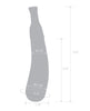 Indlæs billede i gallerifremviser, Glasdildo formet som en aubergine, 7.25 Inches, håndblæst ekstaseformet sexlegetøj