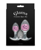 Charger l'image dans la visionneuse de la galerie, Kit Cosmic Glams de plug rose en silicone avec billes de verre internes