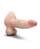 Ladda bilden i Galleri Viewer, Bvibe Slipskin 8 Inch Girthy dildo i krämsilikon med upphöjda ådror på skaftet
