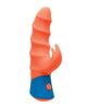 Indlæs billede i gallerifremviser, Rave Tickler Dual Silicone Massager Swirled Shaft Three Flicker Tips