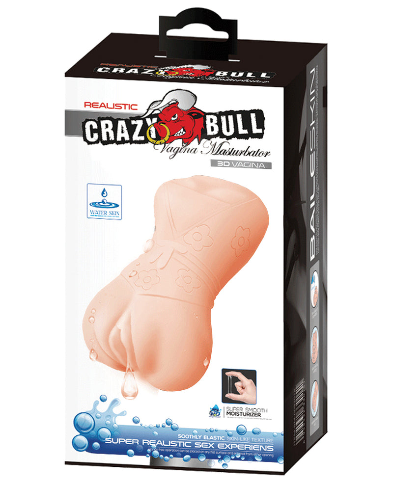 Load image into Gallery viewer, Crazy Bull No Lube Vagina Masturbator Sleeve Ivory Realistic