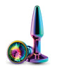 Load image into Gallery viewer, Rainbow Chrome Plated Tapered Anal Toy For Sensual Use