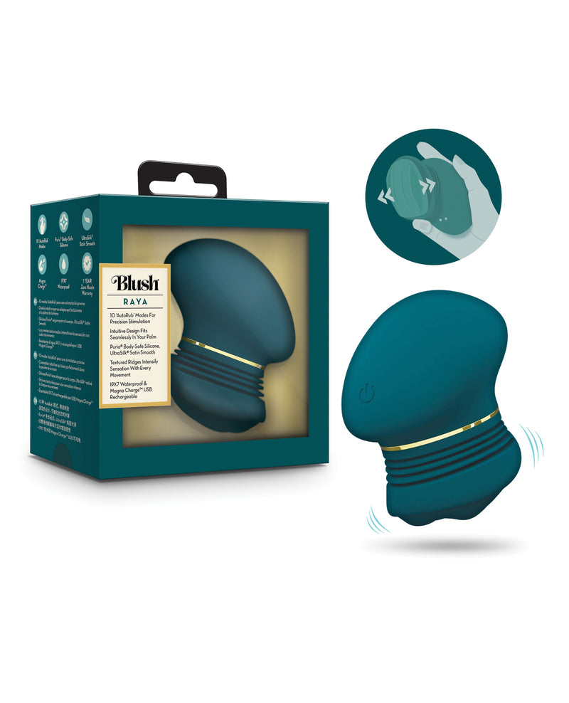 Load image into Gallery viewer, Blush Collection Riana Dark Teal AutoRub Clitoral Stimulator