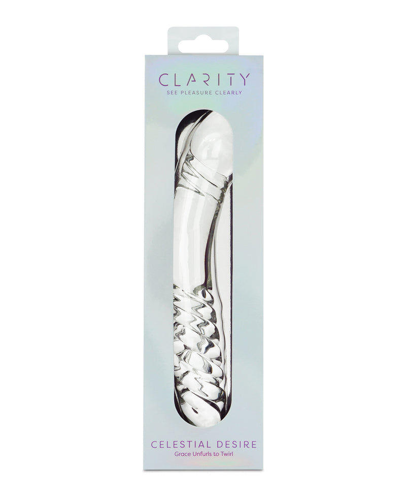 Ladda bilden i Galleri Viewer, Celestial Desire handblåst dildo i borsilikatglas med dubbla ändar