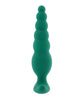 Cargue la imagen en el visor de la galería, Masajeador de cola vibratorio Rattler de Gender X, verde, con textura giratoria