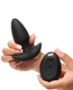 Load image into Gallery viewer, Black Automatic Thrusting and Vibrating Butt Plug with Wireless Remote