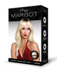Cargue la imagen en el visor de la galería, Peluca Pleasure Wigs Margot rubio platino con raíces negras y flequillo cortina
