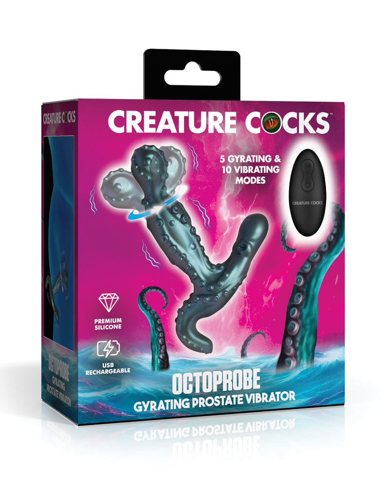 Cargue la imagen en el visor de la galería, Vibrador prostático giratorio Creature Cocks Octoprobe con cinco velocidades