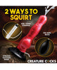 Încărcați imaginea în vizualizatorul Galerie, Fantasy Hell Hound Squirting Dildo Red Knotted Adult Novelty